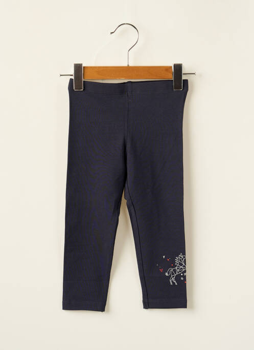 Legging bleu 3 POMMES pour fille