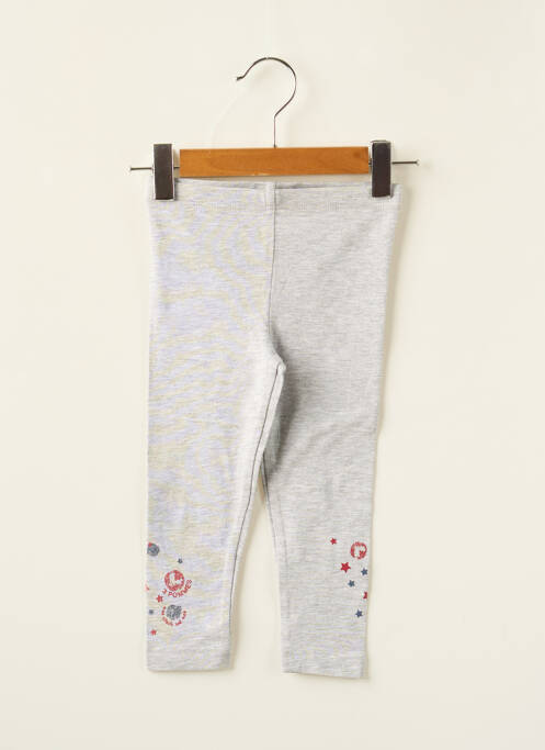 Legging gris 3 POMMES pour fille