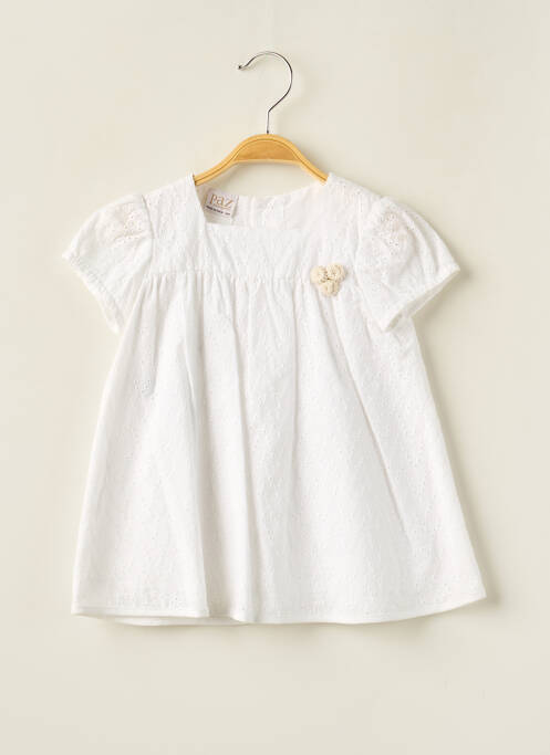 Robe mi-longue blanc PAZ RODRIGUEZ pour fille