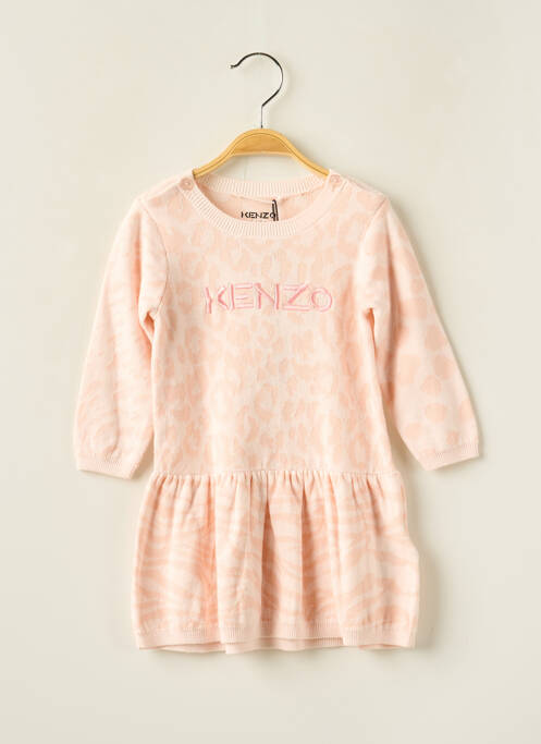 Robe mi-longue rose KENZO pour fille