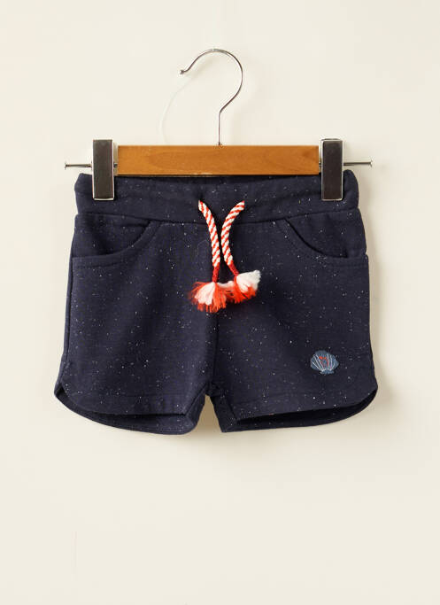 Short bleu 3 POMMES pour fille