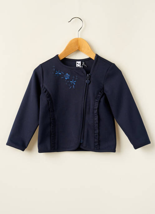 Veste casual bleu 3 POMMES pour fille