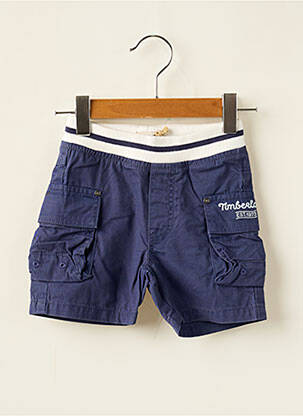 Bermuda tissage popeline taille élastique bleu TIMBERLAND garçon