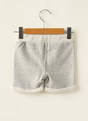 Short stretch taille élastique gris 3 POMMES garçon