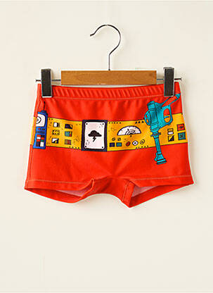 Short de bain imprimé fantaisie rouge BILLYBANDIT garçon