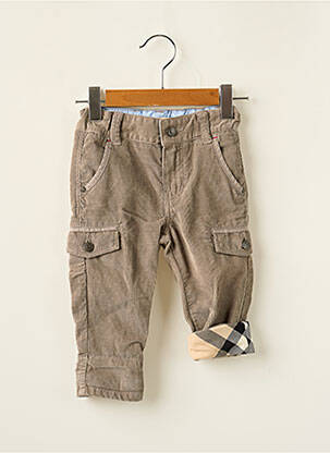 Pantalon cargo marron BURBERRY pour garçon
