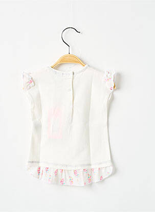 Tunique manches courtes stretch beige 3 POMMES fille