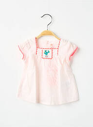 Blouse manches courtes manches courtes rose BILLIEBLUSH fille