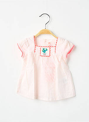 Blouse manches courtes manches courtes rose BILLIEBLUSH fille
