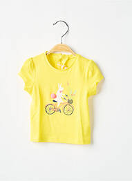 T-shirt coupe cintrée manches courtes jaune BILLIEBLUSH fille