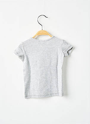 T-shirt coupe cintrée manches courtes gris 3 POMMES fille