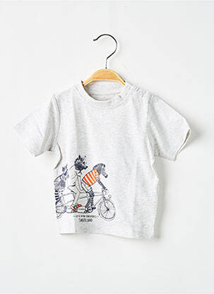T-shirt stretch manches courtes gris TIMBERLAND garcon