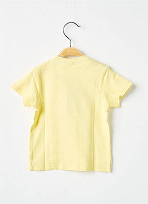 T-shirt stretch manches courtes jaune 3 POMMES garçon