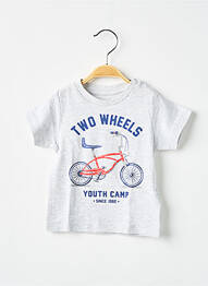T-shirt stretch manches courtes gris MAYORAL garcon