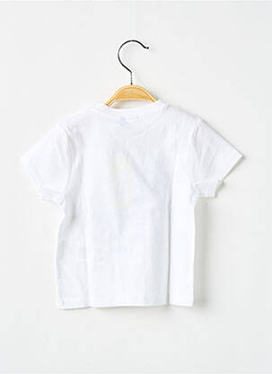 T-shirt stretch manches courtes blanc 3 POMMES garçon