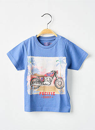 T-shirt stretch manches courtes bleu MAYORAL garçon