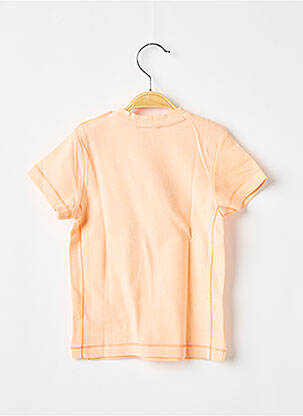 T-shirt stretch manches courtes orange 3 POMMES garçon