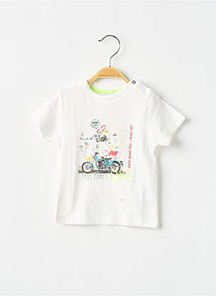 T-shirt stretch manches courtes beige 3 POMMES garçon