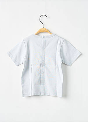 T-shirt fermeture pressionnée manches courtes gris TIMBERLAND garçon