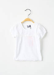 T-shirt blanc 3 POMMES pour fille seconde vue