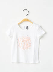 T-shirt blanc 3 POMMES pour fille seconde vue