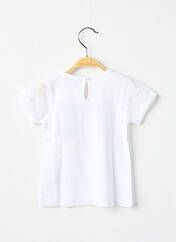 T-shirt blanc 3 POMMES pour fille seconde vue