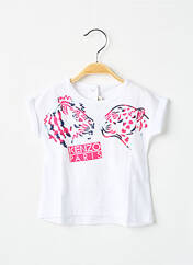 T-shirt blanc KENZO pour fille seconde vue