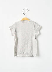 T-shirt gris 3 POMMES pour fille seconde vue