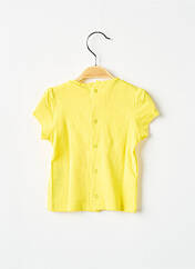 T-shirt jaune BILLIEBLUSH pour fille seconde vue