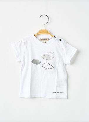 T-shirt blanc BURBERRY pour garçon
