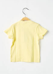 T-shirt jaune 3 POMMES pour garçon seconde vue