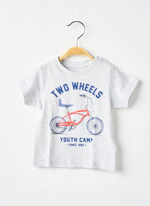 T-shirt stretch manches courtes gris MAYORAL garcon