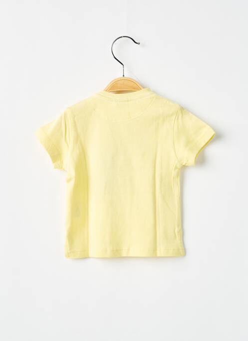 T-shirt stretch manches courtes jaune 3 POMMES garcon