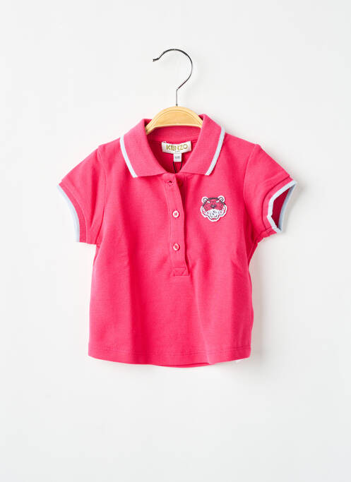 Polo rose KENZO pour fille