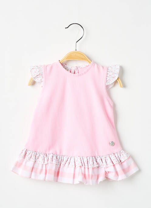 Robe mi-longue rose PAZ RODRIGUEZ pour fille