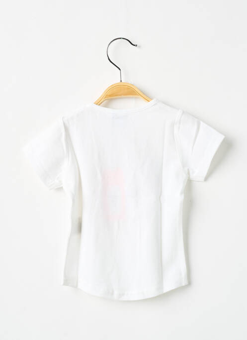 T-shirt blanc 3 POMMES pour fille