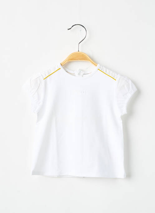 T-shirt blanc BURBERRY pour fille