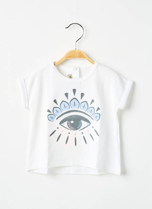 T-shirt blanc KENZO pour fille