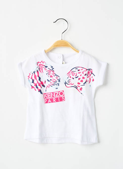 T-shirt blanc KENZO pour fille