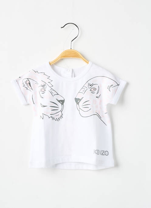 T-shirt blanc KENZO pour fille