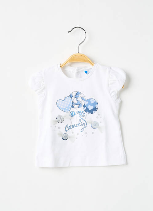 T-shirt blanc MAYORAL pour fille