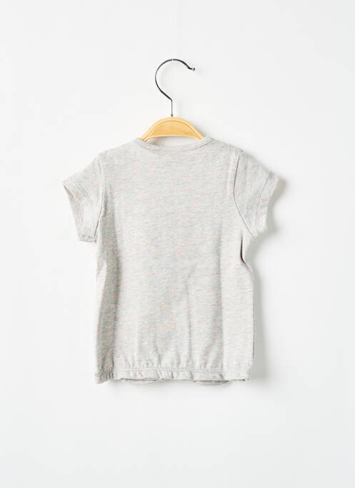 T-shirt gris 3 POMMES pour fille