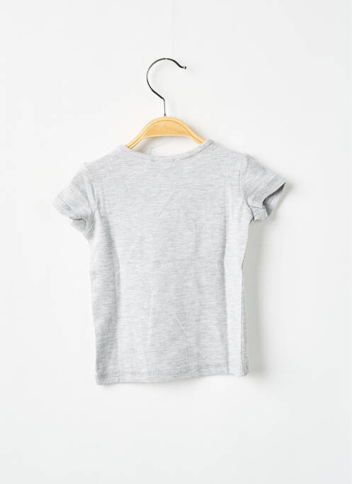 T-shirt gris 3 POMMES pour fille