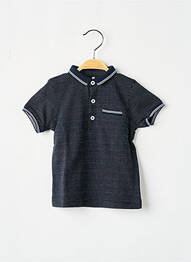 Polo stretch manches courtes bleu 3 POMMES garcon