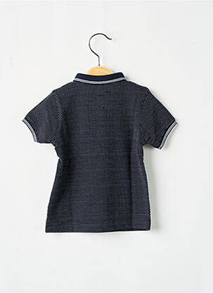 Polo stretch manches courtes bleu 3 POMMES garçon
