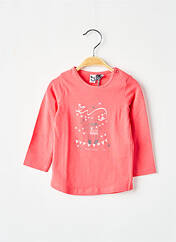 T-shirt orange 3 POMMES pour fille seconde vue