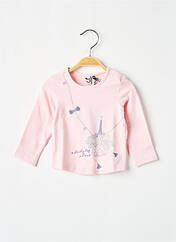 T-shirt rose 3 POMMES pour fille seconde vue