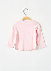 T-shirt rose 3 POMMES pour fille seconde vue