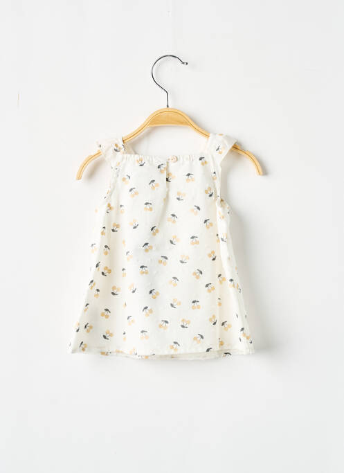 Top beige 3 POMMES pour fille