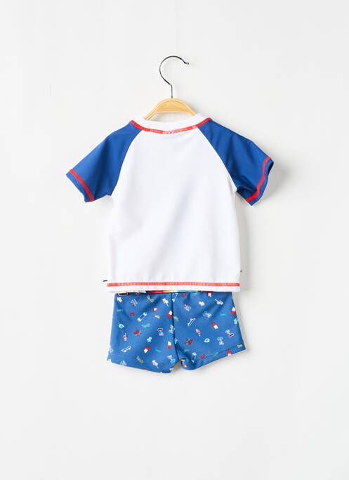 Maillot de bain 1 pièce bleu 3 POMMES pour garçon
